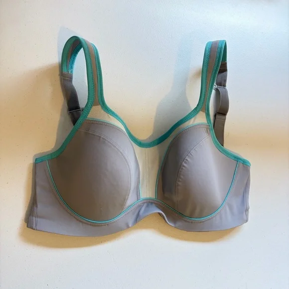 Fit Fully Yours Pauline Underwire Sports Bra High Impact Workout size 32F 32ddd - Picture 3 of 7